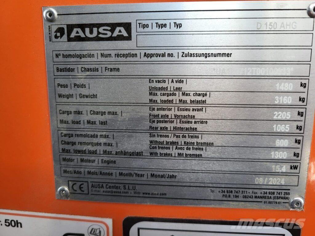 Ausa D150AHG Camiones de volteo rigidos