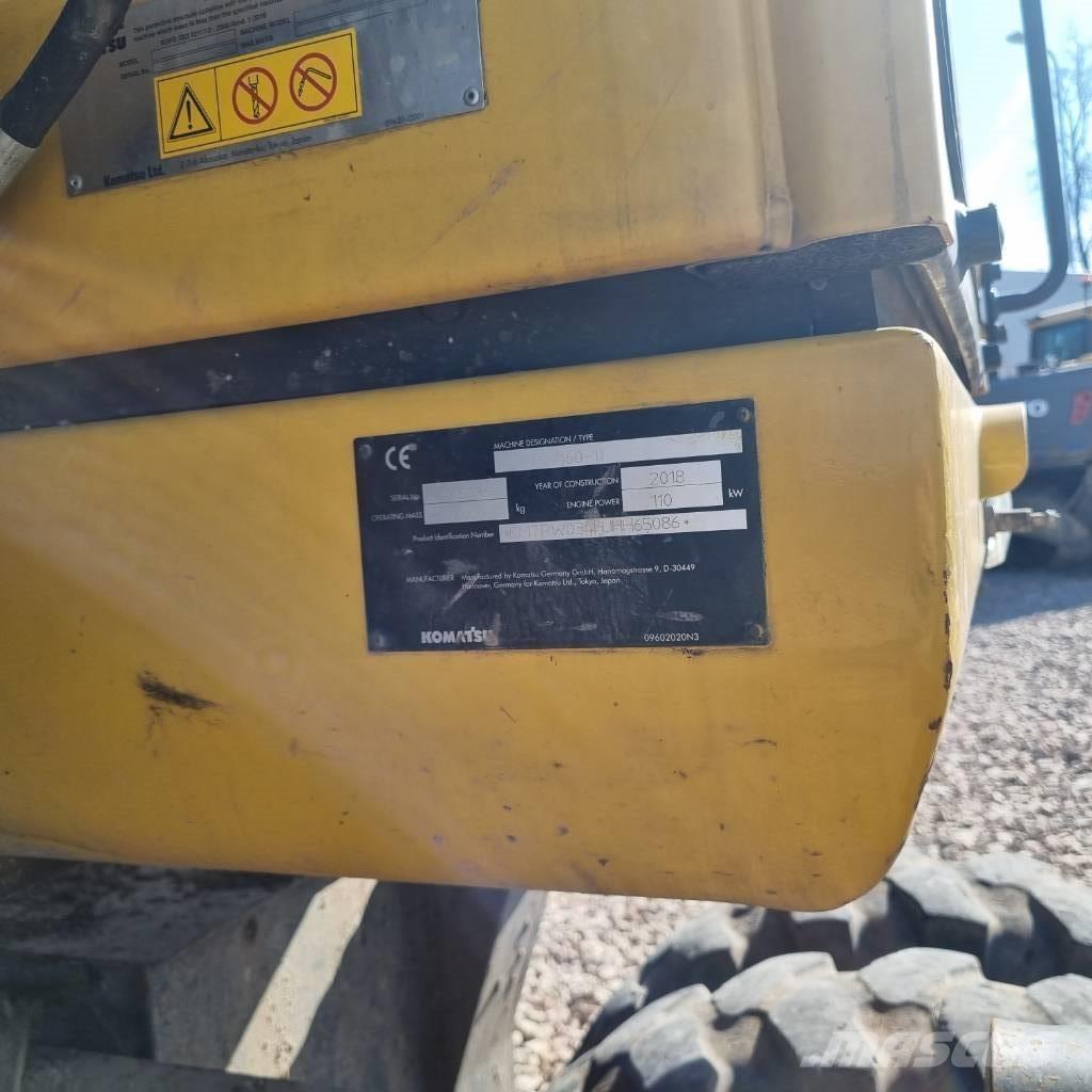 Komatsu PW160 - 11 Excavadoras de ruedas