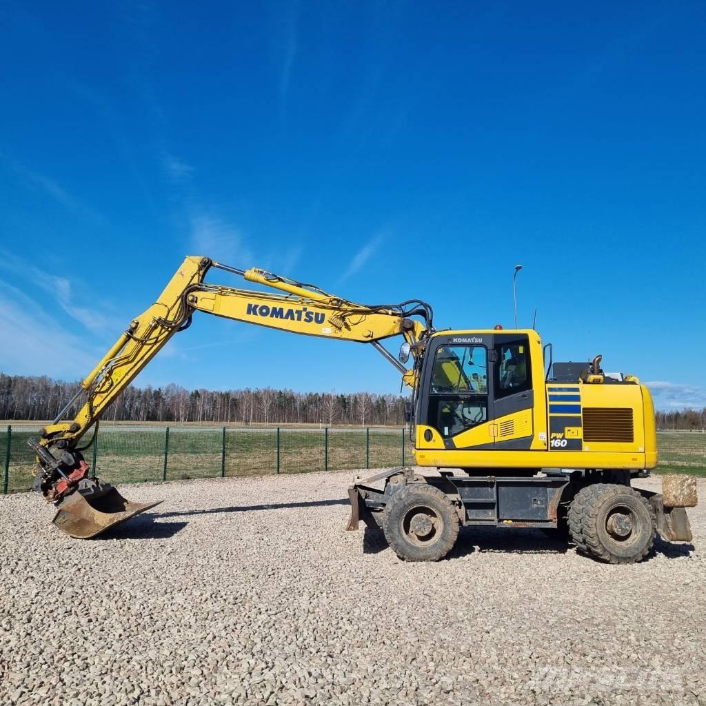Komatsu PW160 - 11 Excavadoras de ruedas