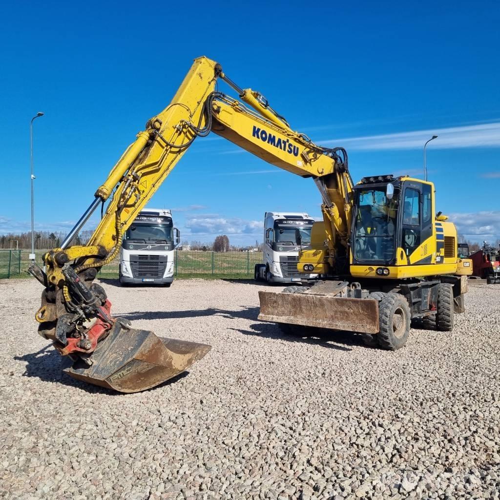 Komatsu PW160 - 11 Excavadoras de ruedas