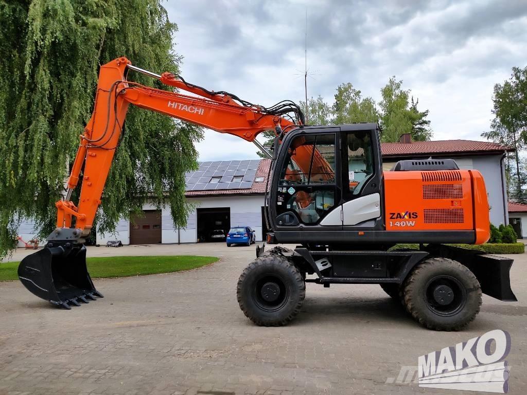 Hitachi ZX 140 W-5 Excavadoras de ruedas