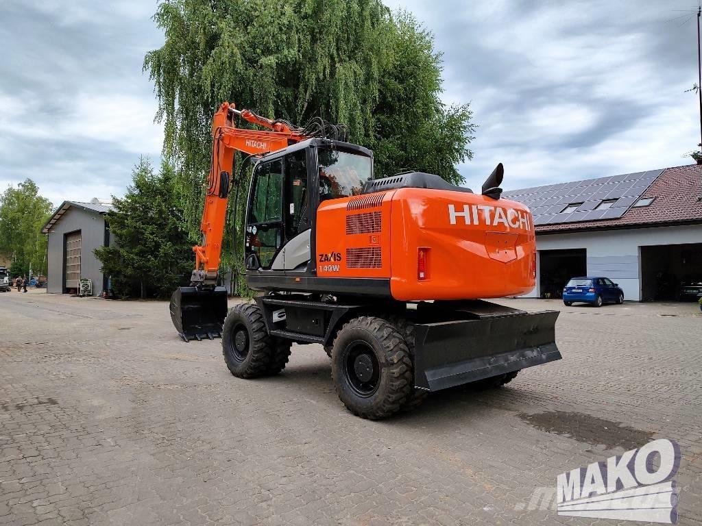 Hitachi ZX 140 W-5 Excavadoras de ruedas