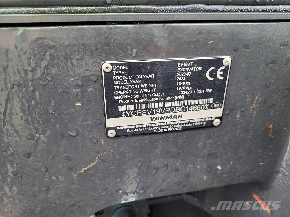 Yanmar SV 19 VT Miniexcavadoras