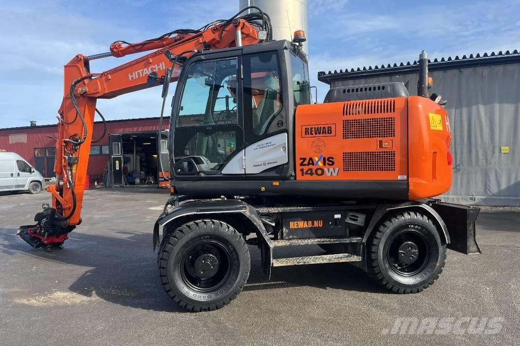 Hitachi ZX 140 W-5 Excavadoras de ruedas