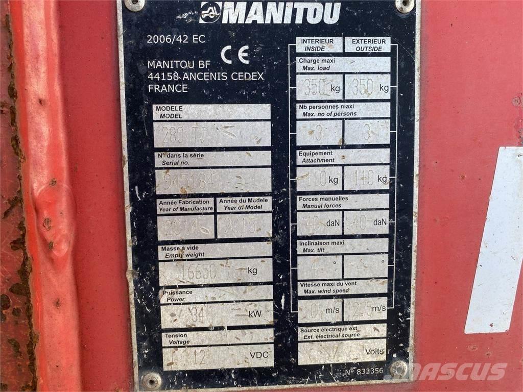 Manitou 280TJ Plataformas con brazo de elevación manual