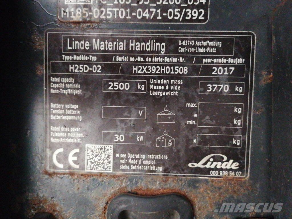 Linde H25D-02 Camiones diesel