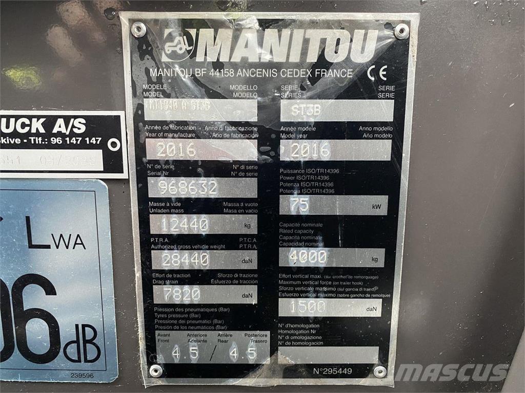 Manitou MT1840A Carretillas telescópicas