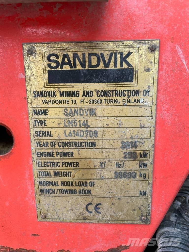 Sandvik LH 514 Cargadoras subterráneas