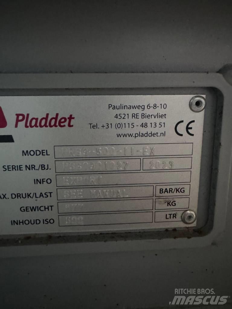 Pladdet PRG3-500 Pinzas