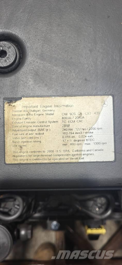 Ponsse ERGO ENGINE Motores