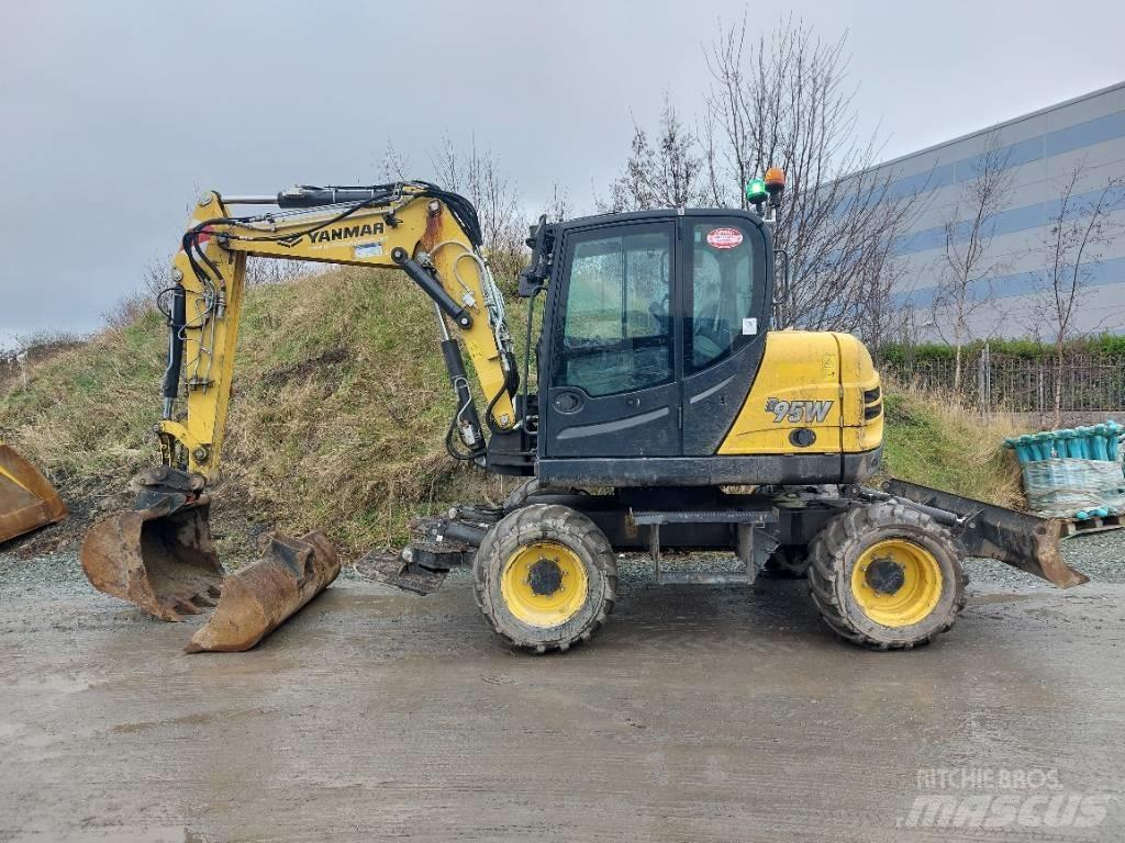 Yanmar B95W Excavadoras de ruedas