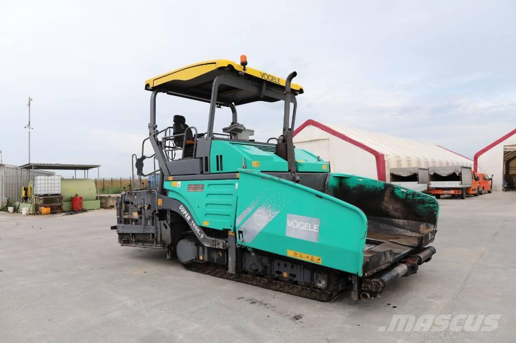 Vögele Super 1800 - 2 Asfaltadoras