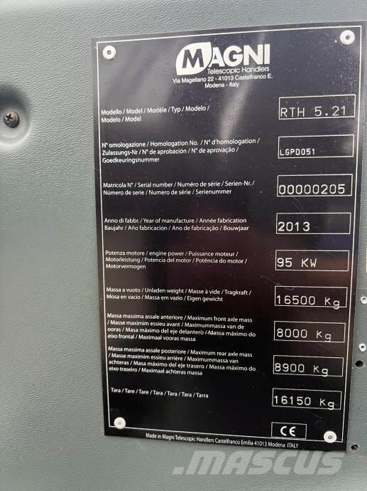 Magni RTH 5.21 Carretillas telescópicas