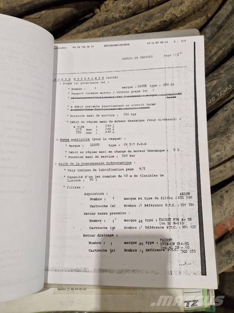 PTC 2313 Martillos neumáticos para pilotes