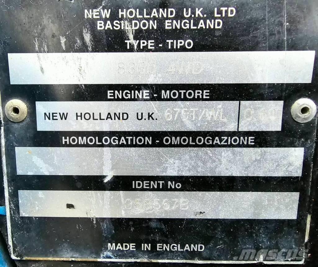 New Holland 8360 DT Tractores