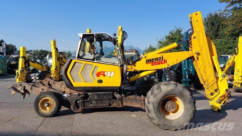 Menzi Muck A91 Mobil Excavadoras de ruedas