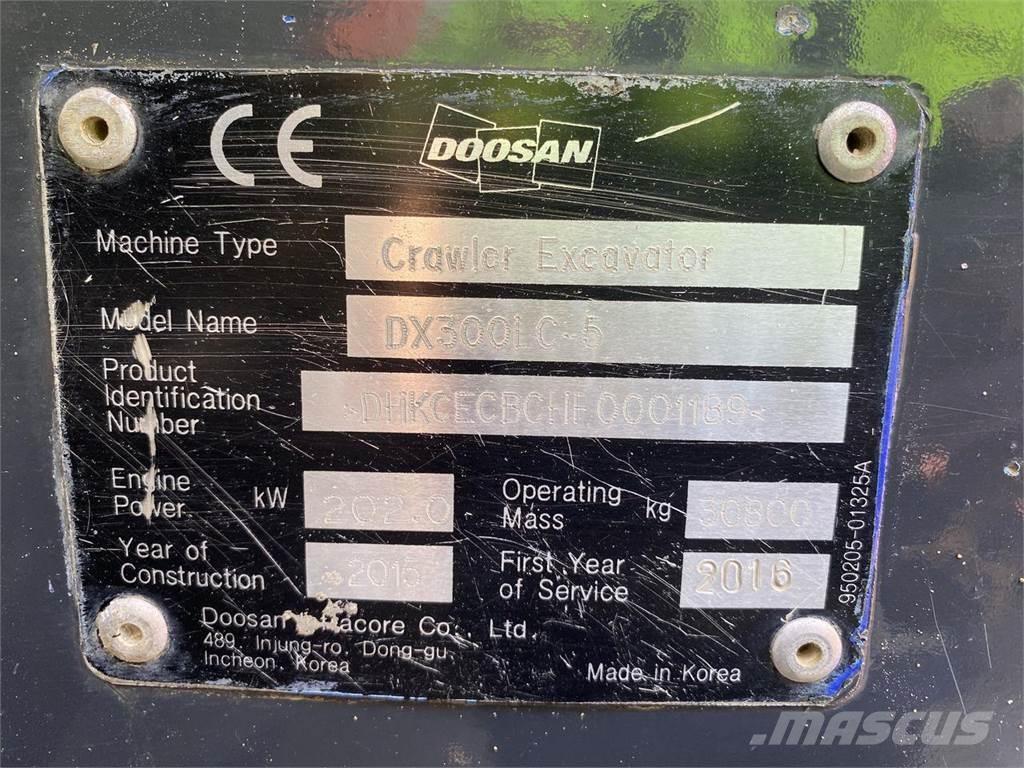 Doosan DX300LC-5 Excavadoras sobre orugas