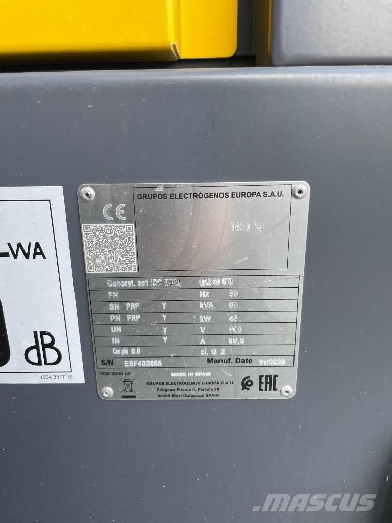 Atlas Copco QAS 60 Otros