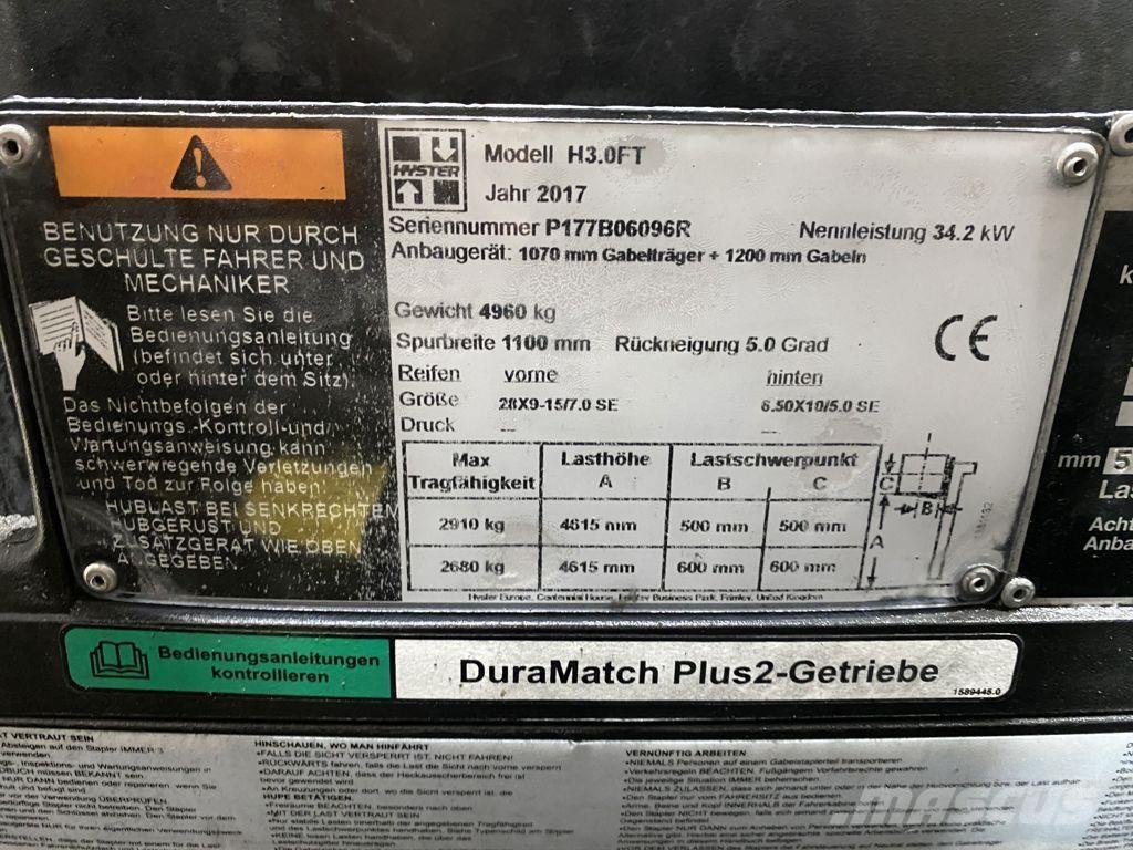 Hyster H3.0FT Camiones diesel