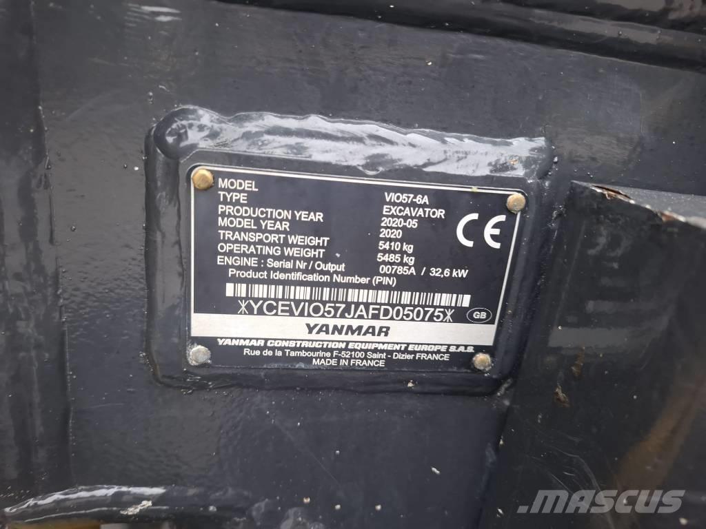 Yanmar Vio 57-6A Miniexcavadoras
