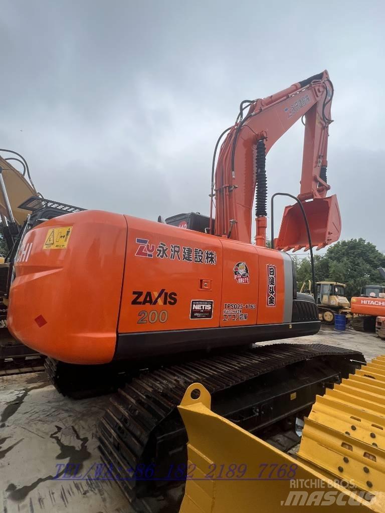 Hitachi ZX200 Excavadoras sobre orugas