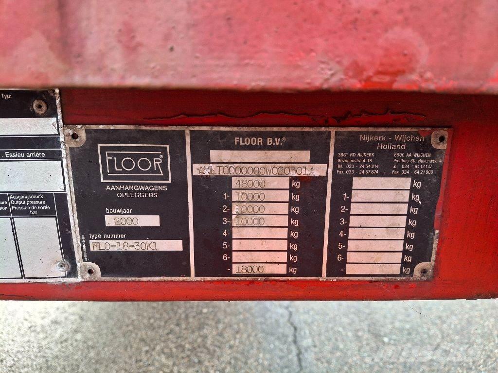 Floor FLO-18-30K1 Semirremolques de plataformas planas/laterales abatibles