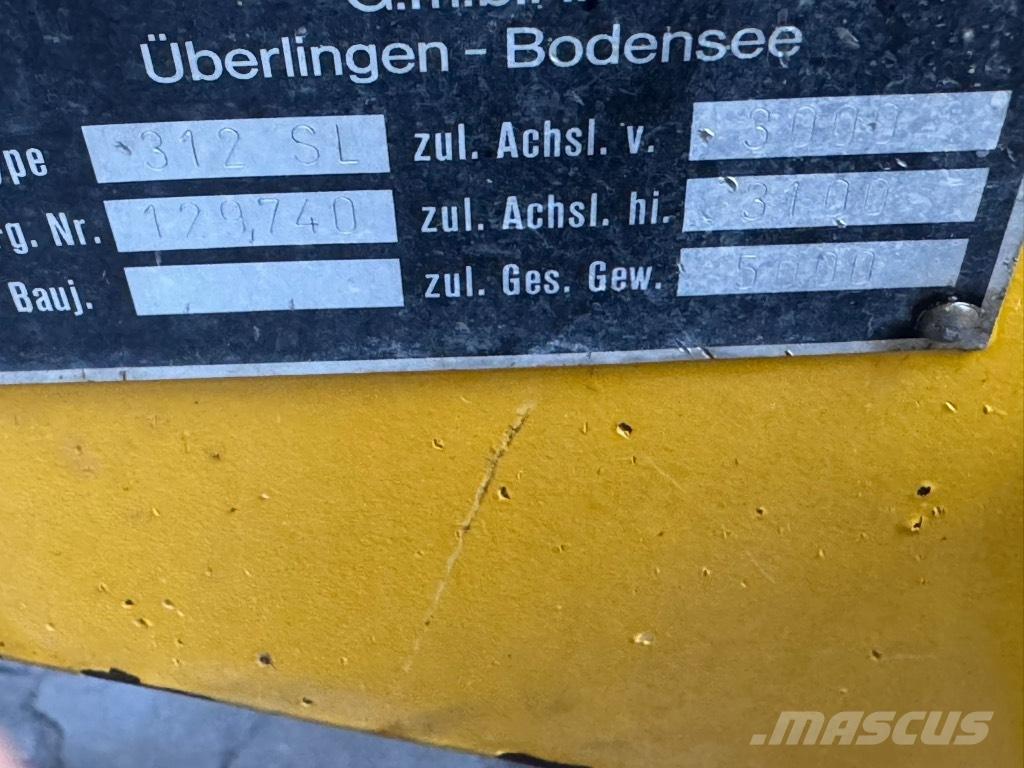 Kramer-allrad 312 SL Cargadoras sobre ruedas