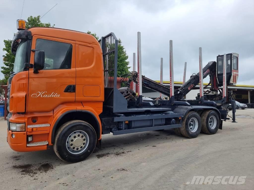 Scania R 580 Transportes de madera