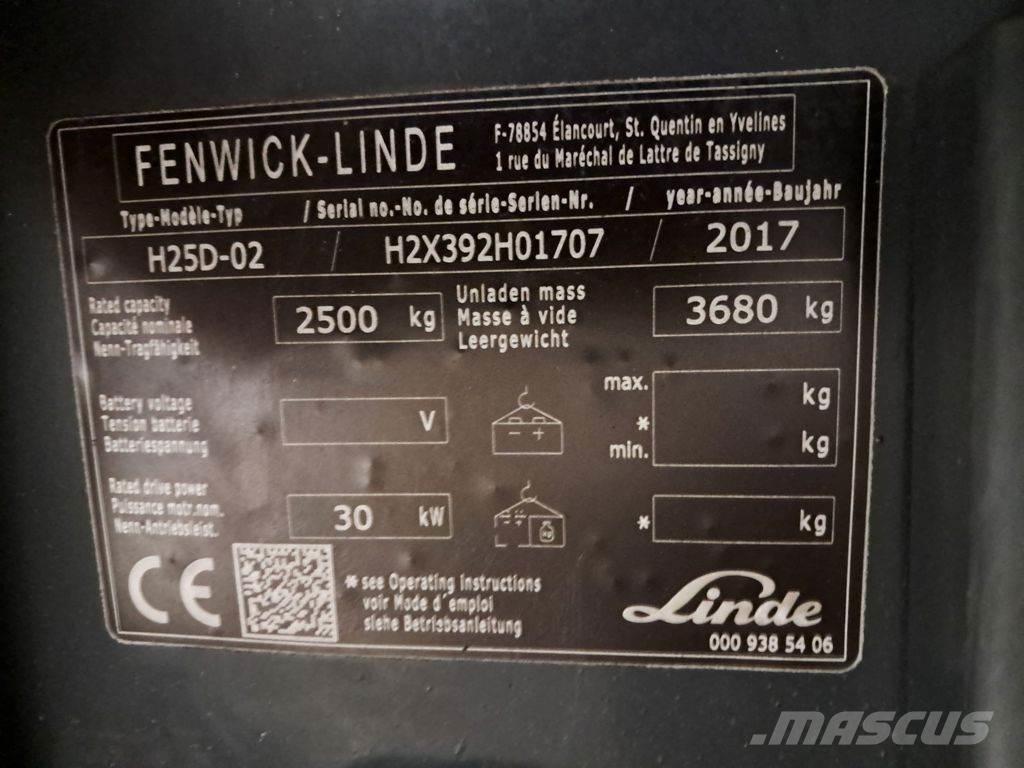 Linde H25D-02 Camiones diesel