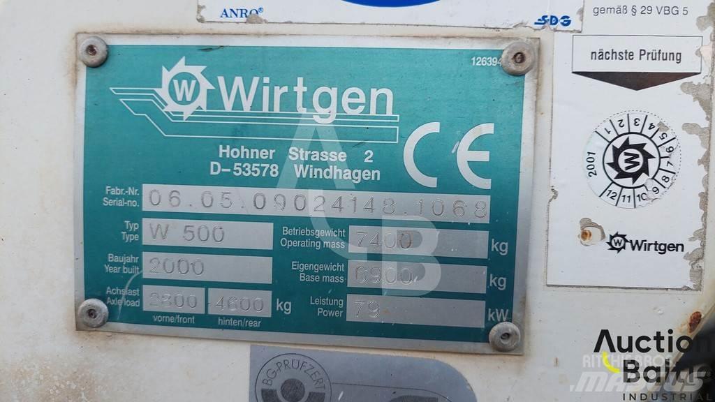 Wirtgen W500 Fresadoras de asfalto