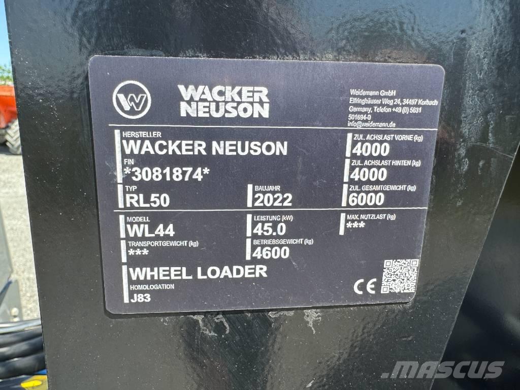Wacker Neuson WL44 Cargadoras sobre ruedas