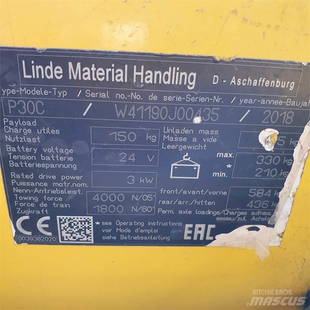 Linde P30C Camiones con grúa