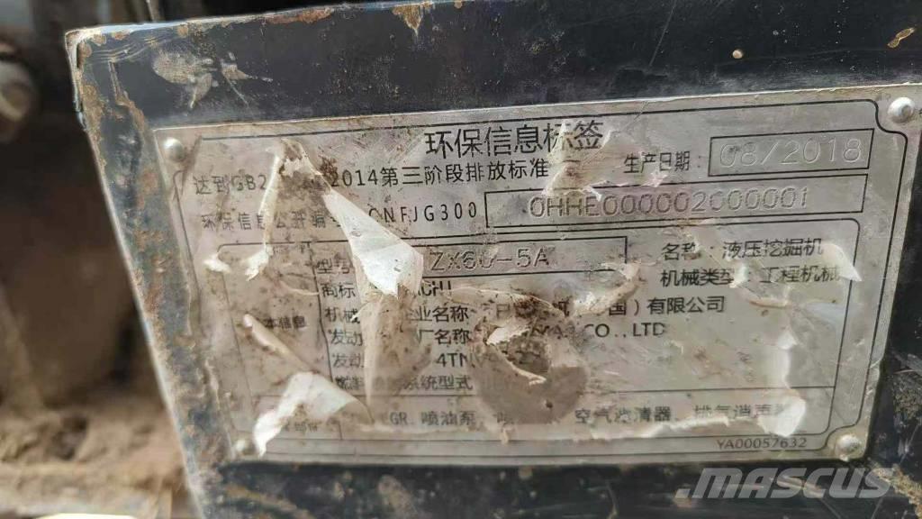 Hitachi zaxis60 Excavadoras sobre orugas