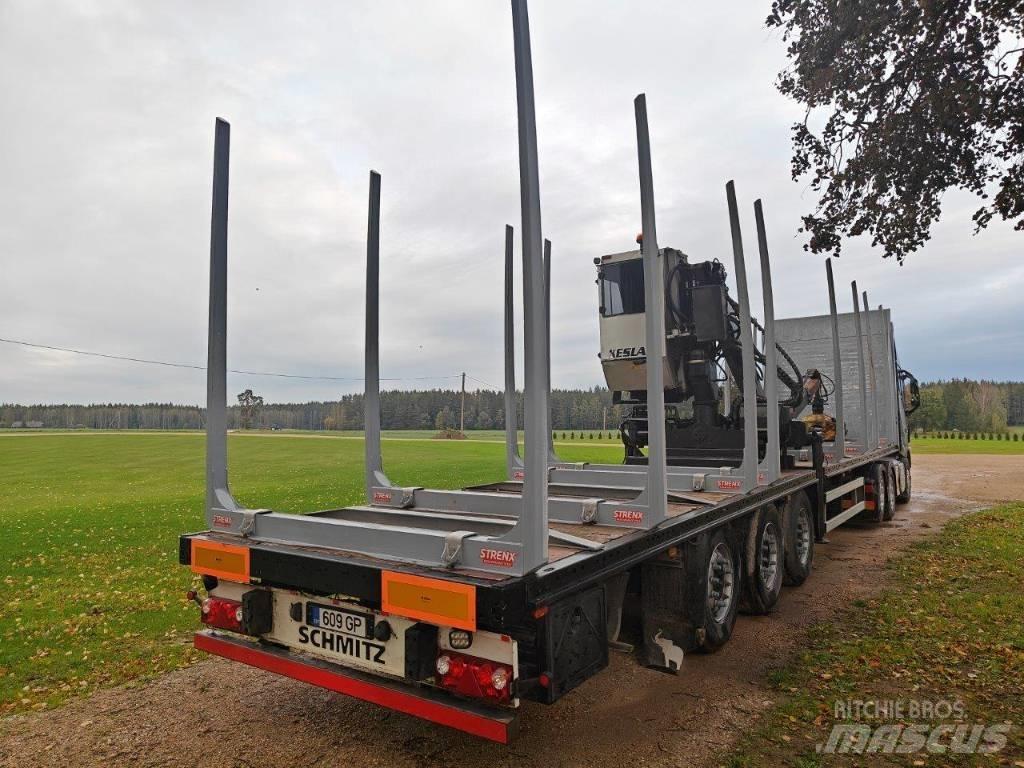 Schmitz poolhaagis Semirremolque de transporte de madera