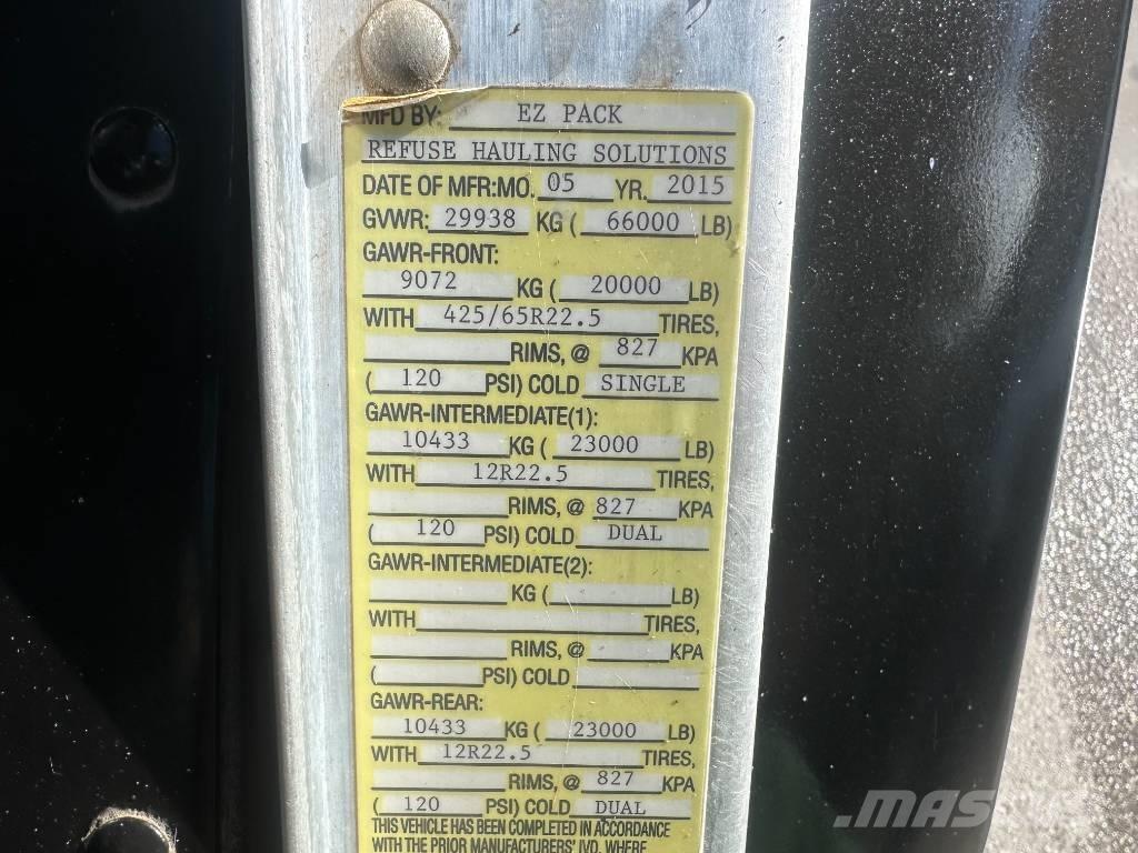 Peterbilt 320 Camiones de basura