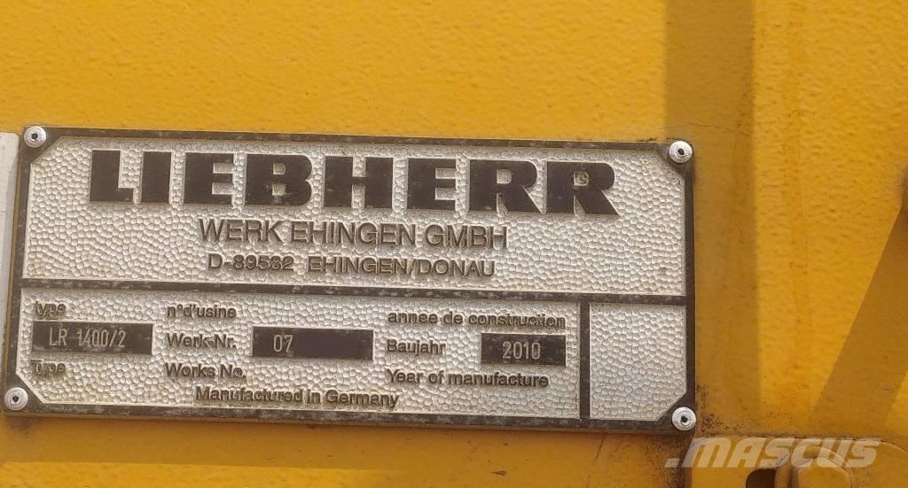 Liebherr LR 1400-2 Grúas de oruga
