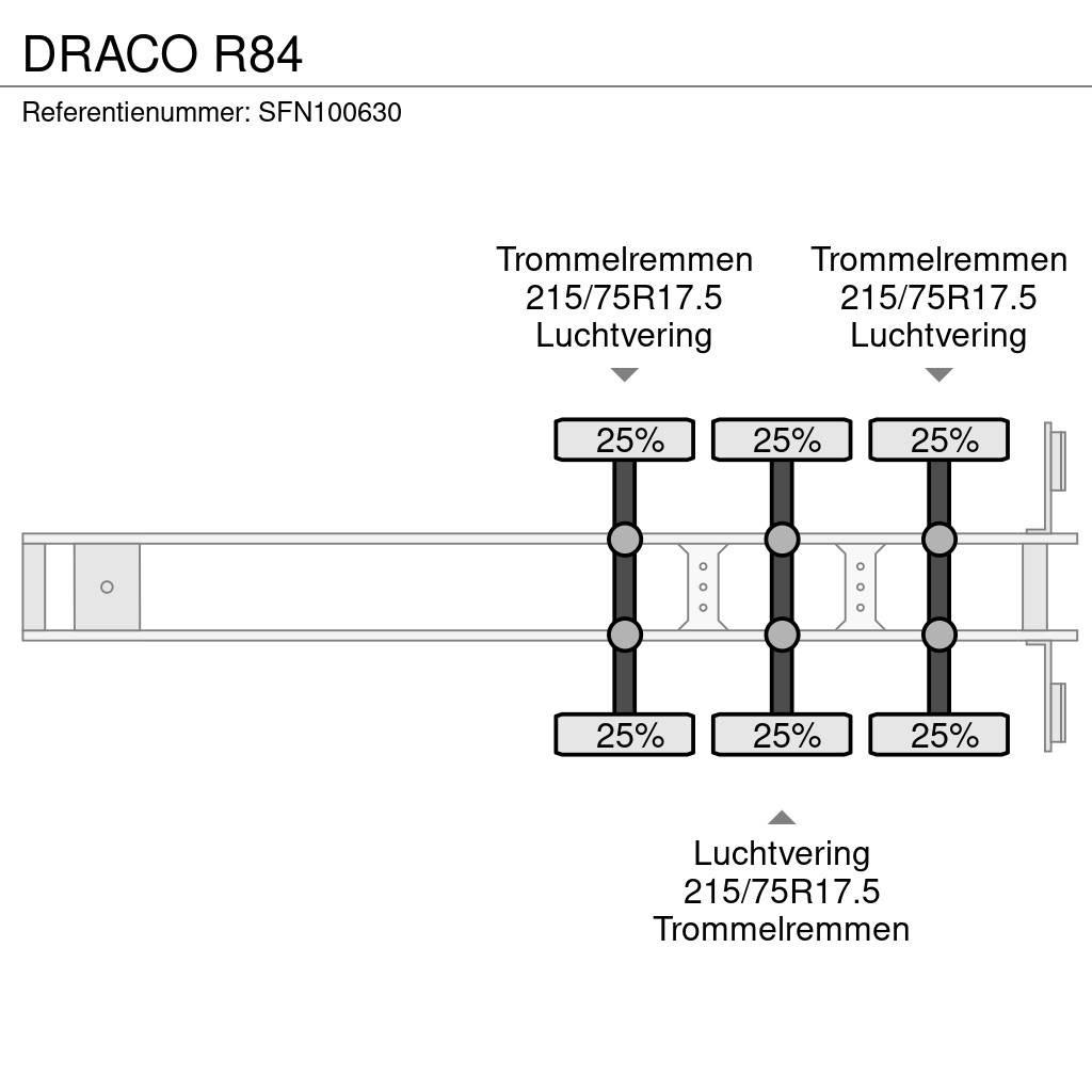 Draco R84 Semirremolques de plataformas planas/laterales abatibles