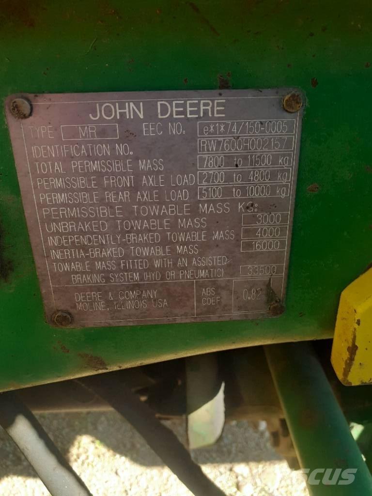 John Deere 7600 Tractores