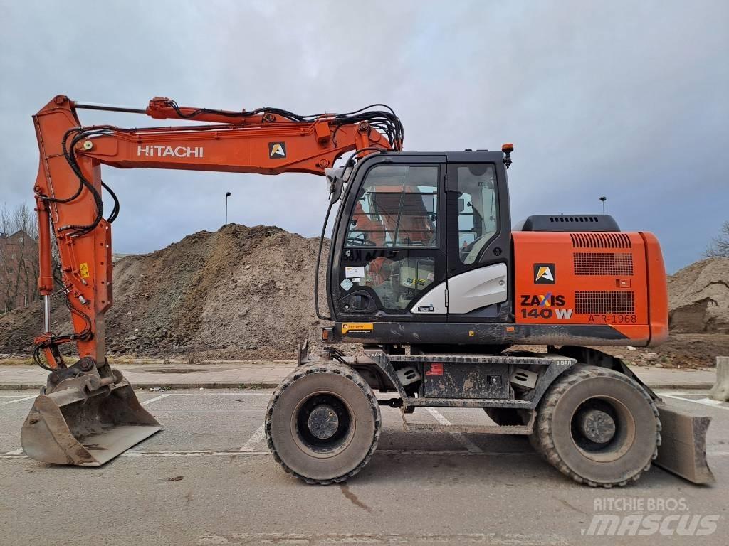 Hitachi ZX140W-5B Excavadoras de ruedas