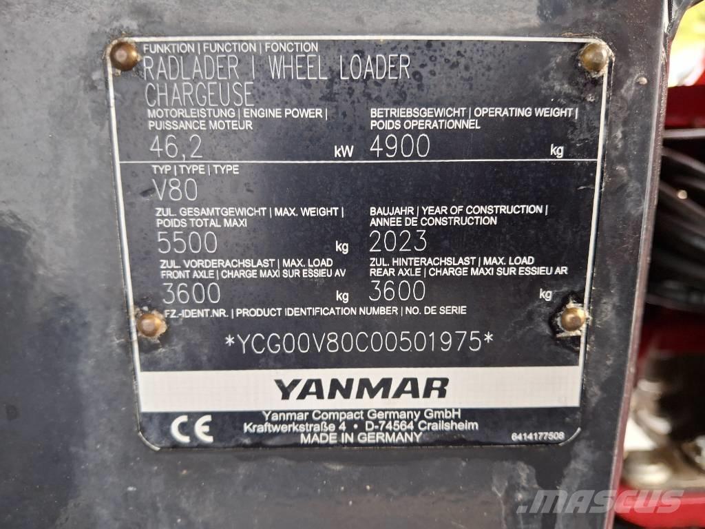 Yanmar V 80 Cargadoras sobre ruedas