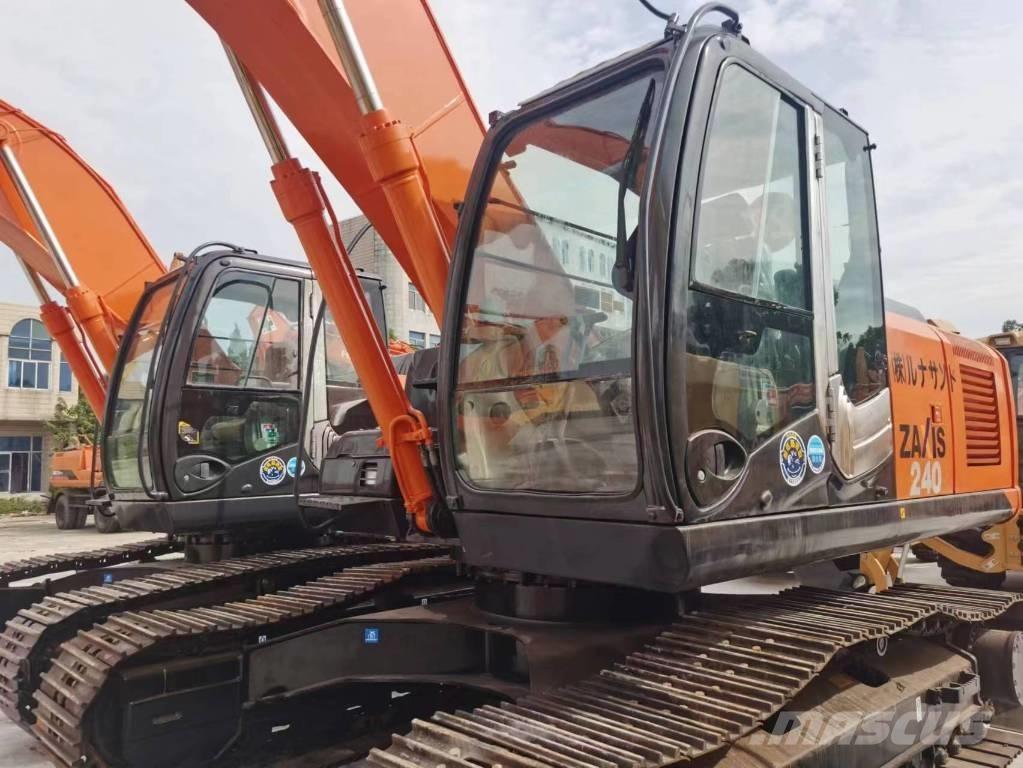 Hitachi ZX 240 Excavadoras sobre orugas
