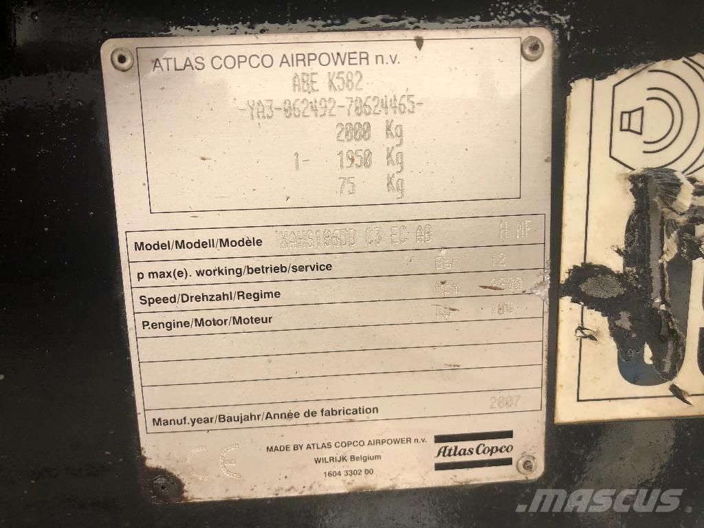 Atlas Copco XAHS 186 Compresoras