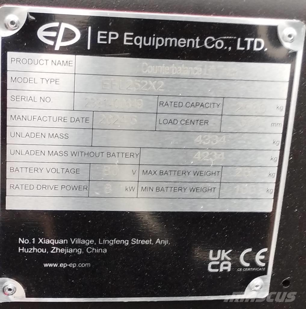 EP EFL 252 X LI-ON Carretillas de horquilla eléctrica