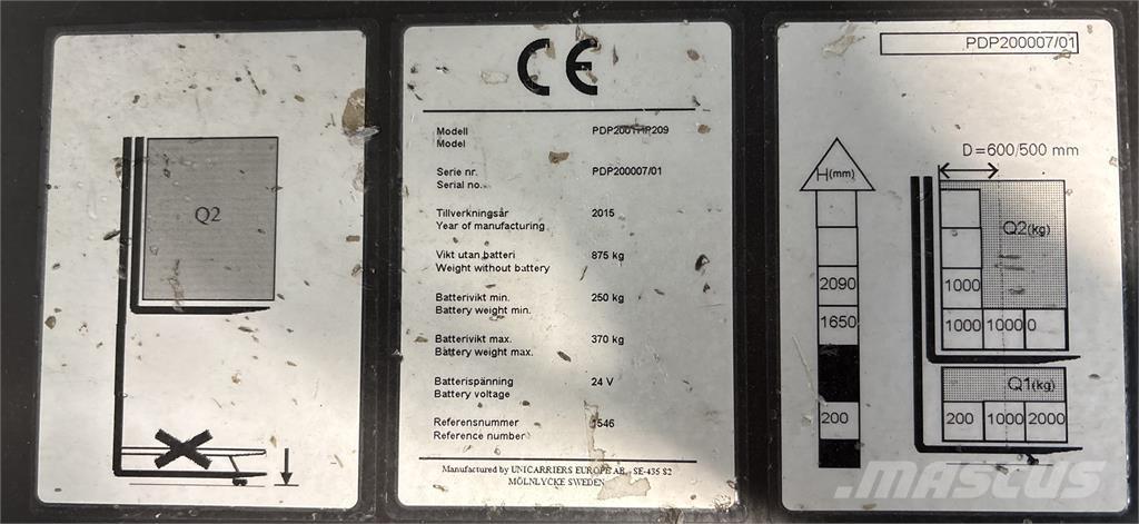 Atlet PDP200 Apiladoras eléctricos