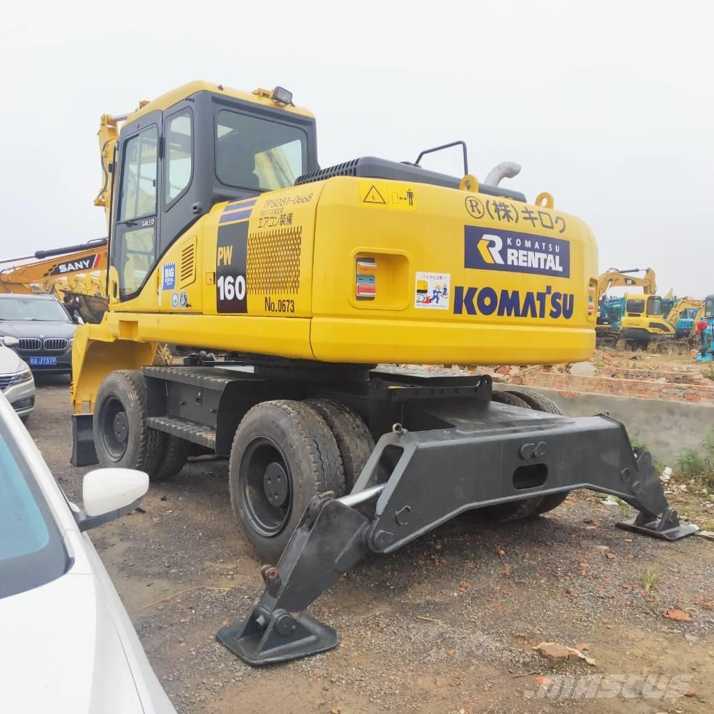 Komatsu PW160W-7 Excavadoras de ruedas