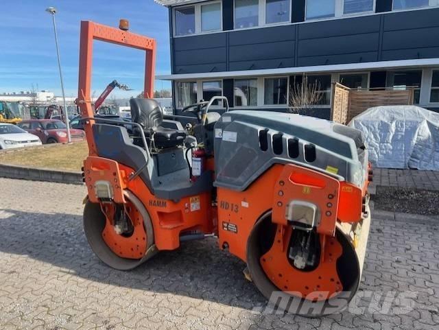 Hamm HD 13 VV, Vält Rodillos de doble tambor