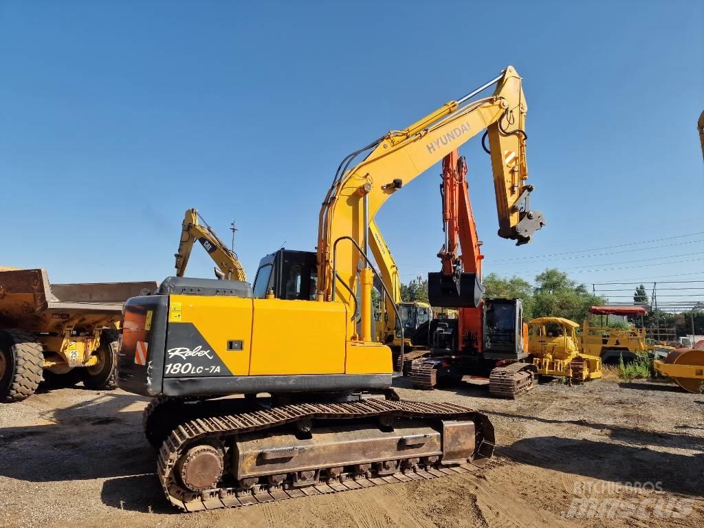 Hyundai R180LC-7 Excavadoras sobre orugas