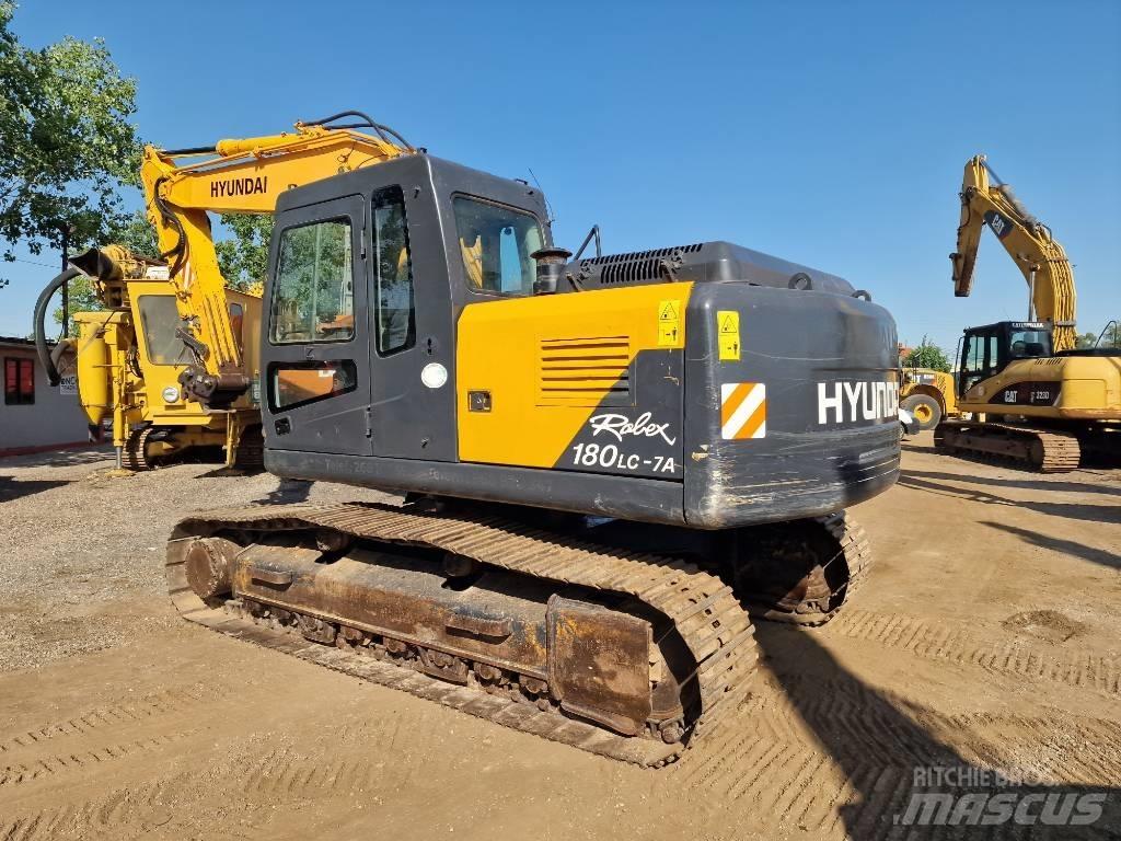 Hyundai R180LC-7 Excavadoras sobre orugas