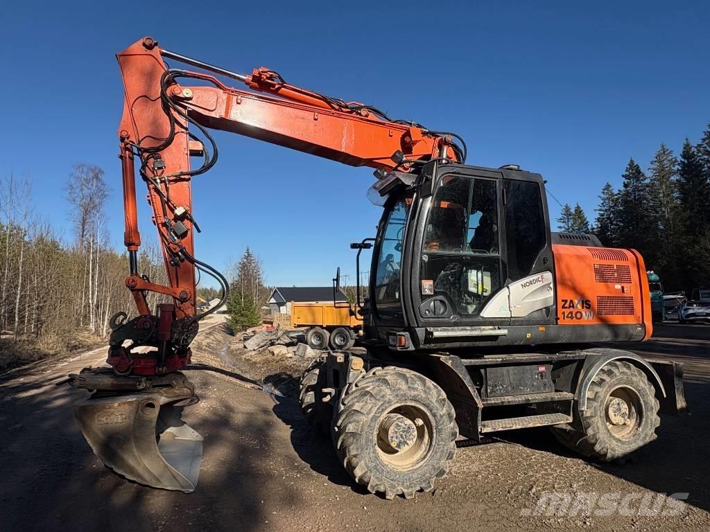 Hitachi ZX 140 W-5B Excavadoras de ruedas