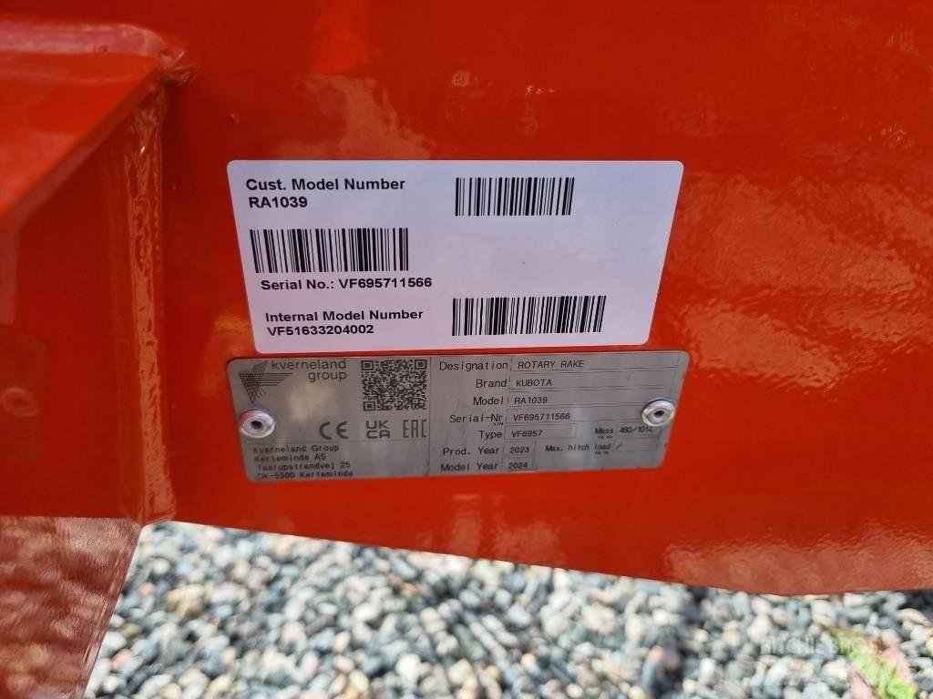 Kubota RA 1039 Segadoras hileradoras